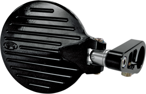 Folding Bar End Mirror Anodized Black, 3, nordicamoto.ro