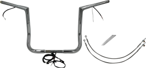 Plug & Play Ez Install 1-1/4(r) Flat Top Handlebar Kit Silver, 1, nordicamoto.ro