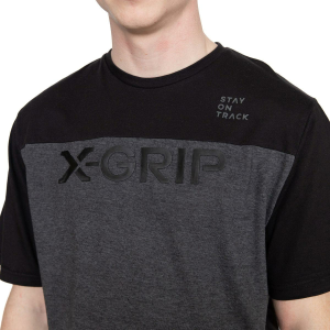 X-Grip Lifestyle póló, fekete/szürke, L, 3, nordicamoto.ro