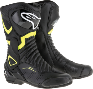 Boot Smx-6v2 Vnt Bk-yl 37 Black, White, Yellow 