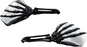 Skeleton Hand Mirrors Black