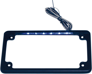 Led License Plate Frame White