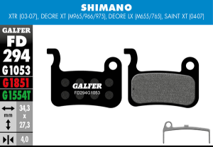 G1053 Standard Brake Pads, 2, nordicamoto.ro