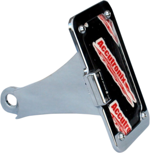 Side Mount License Plate With Led Tag Light White, 2, nordicamoto.ro