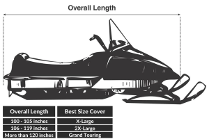 Trailerable Touring Snowmobile Cover Black XL, 2, nordicamoto.ro