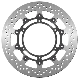 Brake Rotor Round Black, Silver