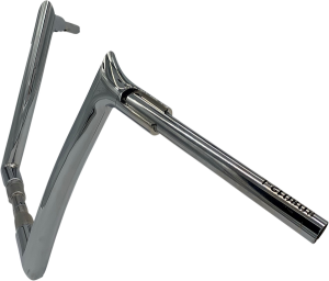 1-1/2(r) Ez Install Pointed Top Handlebar Silver, 4, nordicamoto.ro