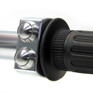 Mo-switch Push-button Housing Black, Polished, Stainless Steel