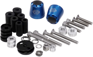 Bar End Weights Anodized, Blue