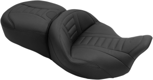 One-piece Deluxe 2-up Touring Seat Black
