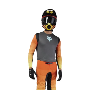 Fox MX-Flexair Grid póló, fekete/narancssárga, M, 5, nordicamoto.ro