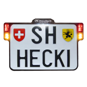 All-in-one 2.0 License Plate Holder W/ Led Plate Lights, Brake And Rear Lights Chrome, 2, nordicamoto.ro