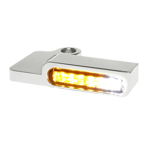 Led Handlebar Turn Signals Natural, Chrome