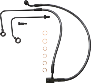 Karbonfibr Lower Brake Line Silver, Carbon Fiber, Karbonfibr