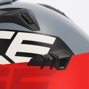 Acerbis Aria Sport Jet sisak, szürke/piros, M-es méret, 3, nordicamoto.ro