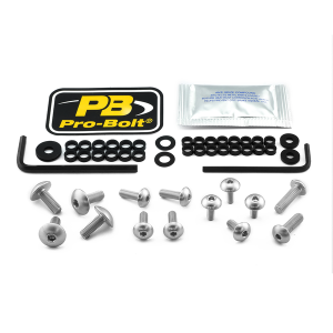 Fairing Bolt Kit For Kawasaki Silver