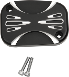 10-gauge Front Master Cylinder Cover Black, 1, nordicamoto.ro