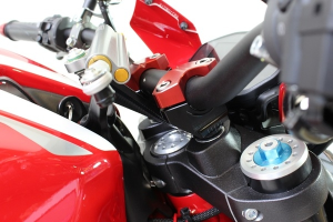 2d.gt Handlebar Risers Black, Red