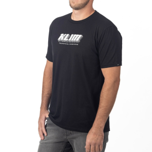 Tricou Klim Vision Tri-blend Black - White, 5, nordicamoto.ro