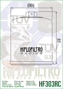 HONDA CB/CBR 400–1100 olajszűrő, gyártó: Hiflofiltro, típus: HF303RC, 2, nordicamoto.ro