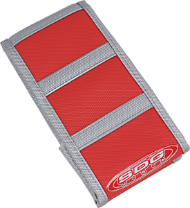 6-rib Gripper Seat Cover Gray, Red