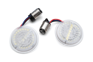 Universal Turn Signals Amber, White, 1, nordicamoto.ro