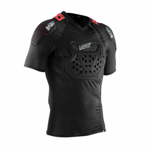 Leatt AirFlex Stealth Black testvédő póló, nordicamoto.ro