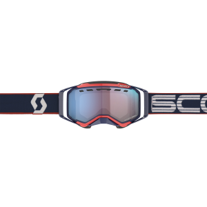Scott Goggle Prospect Snow Cross retro blue/red enh blue chrome, 2, nordicamoto.ro