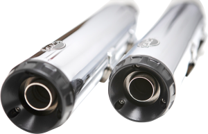 Grand National Ec Slip-on Mufflers Black, Chrome, 1, nordicamoto.ro