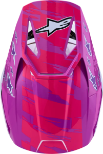 Alpinestars SM3 Falcon gyermek sisak, lila/fehér/rózsaszín, M-es méret, 3, nordicamoto.ro