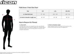 Icon Field Armor 3™ védőmellény, fekete, L/XL, 2, nordicamoto.ro