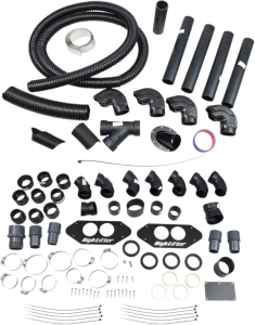 Atv Snorkel Kit Black, Silver