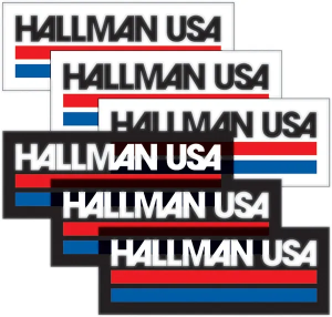 Thor Hallman matricák, USA, 6 darab.