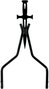 Daggertude Styled Sissy Bar Sticks Black, 1, nordicamoto.ro