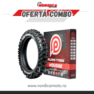 Pachet anvelopa 140/80-18 Plews Tyres EN1 TOUGH ONE Extreme  + Mousse Plews Tyres Extreme, nordicamoto.ro