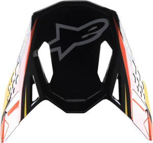 Supertech M10 Helmet Visor Orange, Yellow, Black