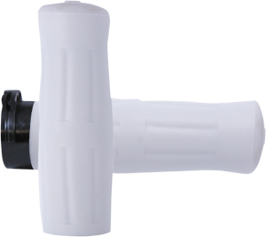 Old School Rubber Grips White