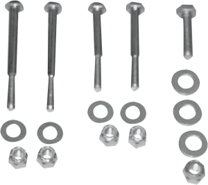 Upper And Lower Motor Mount Hardware Silver, 1, nordicamoto.ro