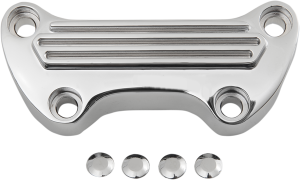 Handlebar Clamp Silver, 1, nordicamoto.ro