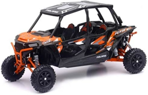Buggy Toys & Hobbies Polaris RZR XP Turbo EPS narancssárga 1:18 méretarányú modell, nordicamoto.ro