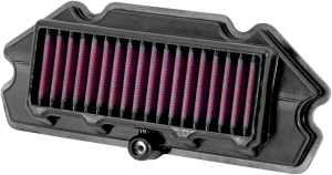 High-flow Air Filter Black, Red