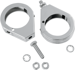 Turn Signal Fork Clamps Chrome