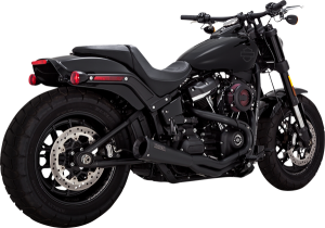 2-into-1 Upsweep Exhaust System Black, 2, nordicamoto.ro
