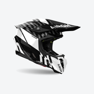 Airoh Twist 3 Thunder fekete/fehér fényes enduro sisak, 3, nordicamoto.ro