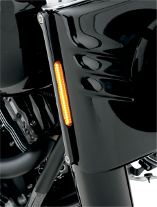 Led Front Signal Lights Black, 2, nordicamoto.ro