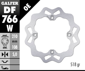 Wave® Brake Rotor Silver