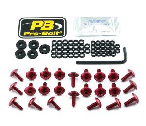 Fairing Bolt Kit For Kawasaki Red