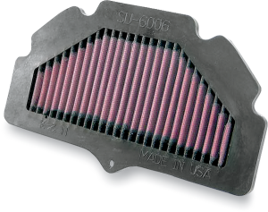 High-flow Air Filter Black, Red