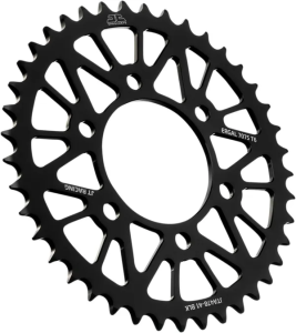 JT SPROCKETS Racelite alumínium hátsó lánckerék, fekete , nordicamoto.ro
