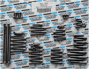 Socket-head Bolt Set Black Chrome, 1, nordicamoto.ro